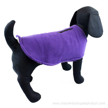 double layer polar thickened pet jacket pet clothes